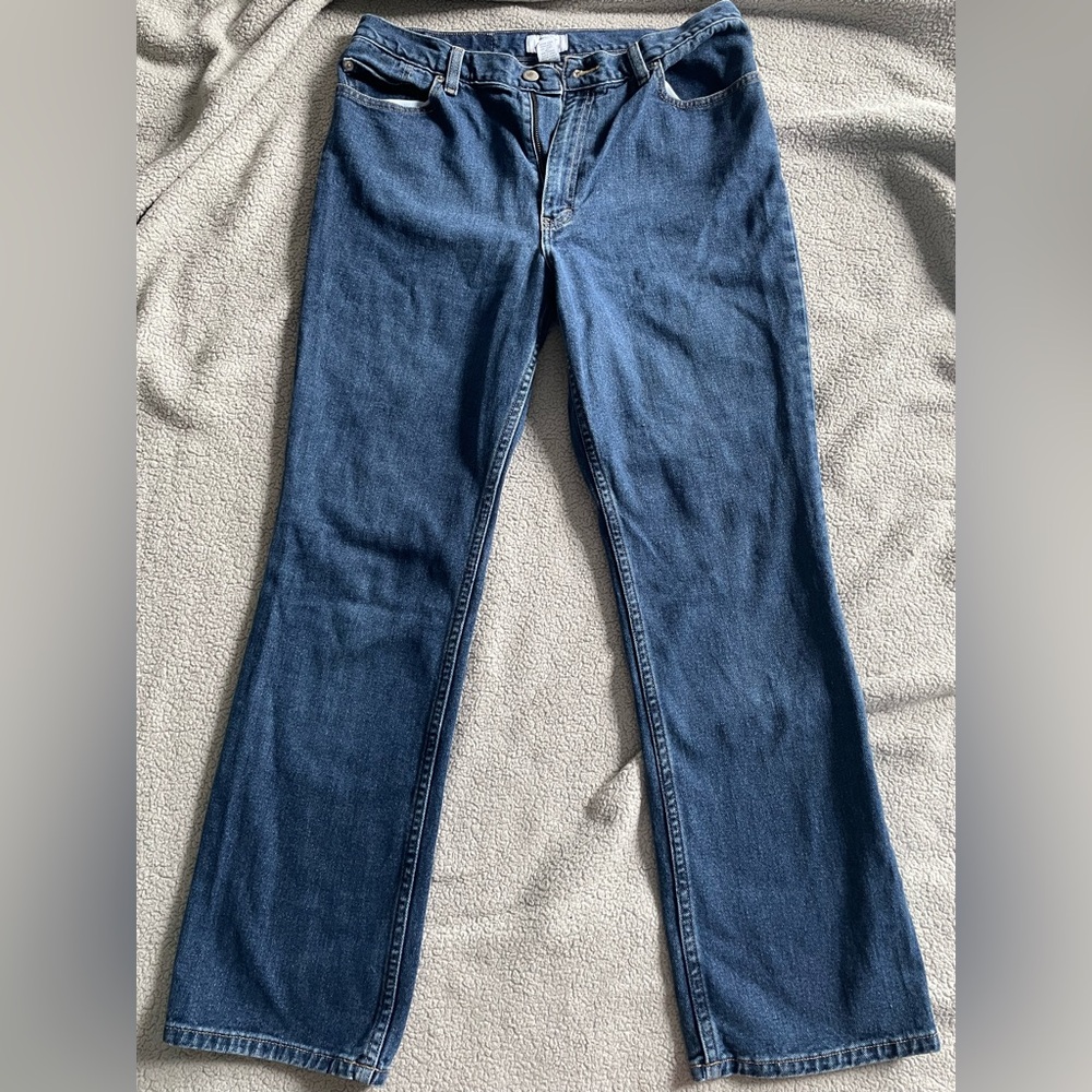 LOFT Blue Flare & Wide Leg Jeans